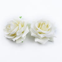Rosa De Seda 10CM Flores Artificiales Para Bodas Navidad Arcos De Jardín DIY Regalo Adorno De Casa Y Cabeza - details 16