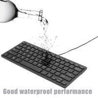 Teclado Inalámbrico Mini Multimedia K1000 Super Delgado 78 Teclas Para Portátil Con Soporte Para Muñeca Tipo De Operación Membrana - details 1
