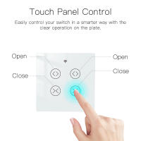 Interruptor Doble De Cortina Inteligente MOES Tuya Smart Life WiFi RF Para Rollos Con Motor Eléctrico Compatible Con Google Home Alexa - details 13