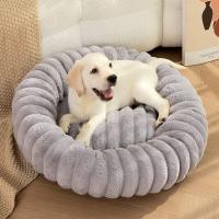 Alfombra De Mascota De Peluche Para Perros Y Gatos Medida 50cm-19.69in Ideal Para Otoño E Invierno Tapete Para Litiario Estilo Sólido Material De Veludo De Conejo - details 3