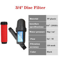 Conector De Riega Jardín 3/4 1 1.5 2 Pulgadas 120 Malla Filtro De Rociador Herramientas De Riego Por Goteo Plástico DIN - details 32