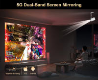 Proyector Inteligente Touyinger X9 pro Mini 4K Android 13 12000 Lumens Portátil Para Cine En Casa Con Altavoz Integrado - details 9
