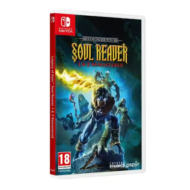 PREVENTA LEGACY OF KAIN SOUL REAVER 1 Y 2 REMASTERED SWITCH PAL ESPAÑA NUEVO FISICO PRECINTADO ESPAÑOL - Videotec - 1