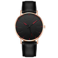 Reloj De Lujo Para Hombres Y Mujeres Reloj De Cuarzo Con Dial De Acero Inoxidable Diseño Casual Nuevo 2024 Correa De Cuero - details 6