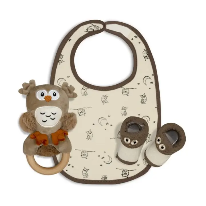 Set regalo Buho Beige - Interbaby - 1