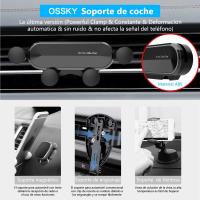 Soporte Móvil Coche, Soporte Telefónico Coche Gravity con Rotación 360 °, Universal Soporte Móvil Coche Compatible con iPhone,Samsung,Huawei, Xiaomi [4,7 ''at 6,8'' Pulseras]-Negro - details 9