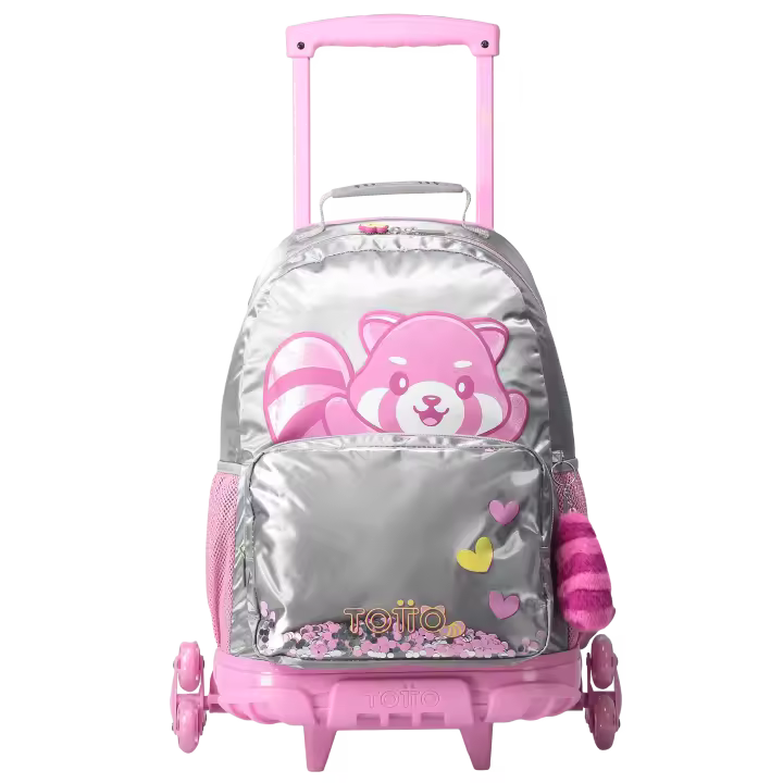 Totto Mochila infantil ruedas Minimalist -Dimensiones:34.5 x 47 x 22 cm-Material: Poliester - 1