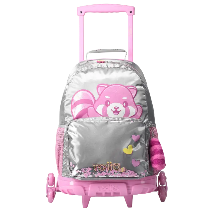 Totto Mochila infantil ruedas Minimalist -Dimensiones:34.5 x 47 x 22 cm-Material: Poliester - 1