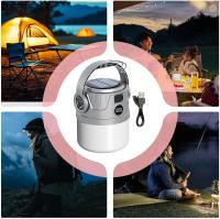 Linterna De Camping Recargable - Linterna Solar Impermeable Para Camping Y Exteriores,Lámpara Impermeable Plegable Multiusos con Luz Brillante para Hogar, Senderismo y Trabajo Nocturno - details 1