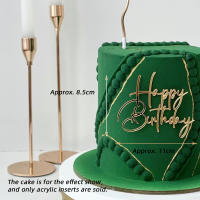 Nuevos Toppers De Cumpleaños Feliz En Acrílico Dorado Para Niñas Y Niños Decoración De Pastel Para Fiesta De Cumpleaños Regalo De Baño De Bebé - details 19