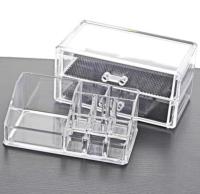 Organizador de Joyas y Maquillaje 3 en 1,Joyero grande, Organizador de Cosméticos con 2 Cajones y Múltiples Compartimentos,  Caja Organizador de Maquillaje y Jollas apilable con 3 plantas - details 1