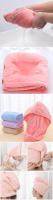 Gorro De Secado De Pelo De Microfibra Para Mujer Envoltura De Toalla De Baño Rapida Absorción Y Secado Capa De Cabello Después Del Ducha - details 2