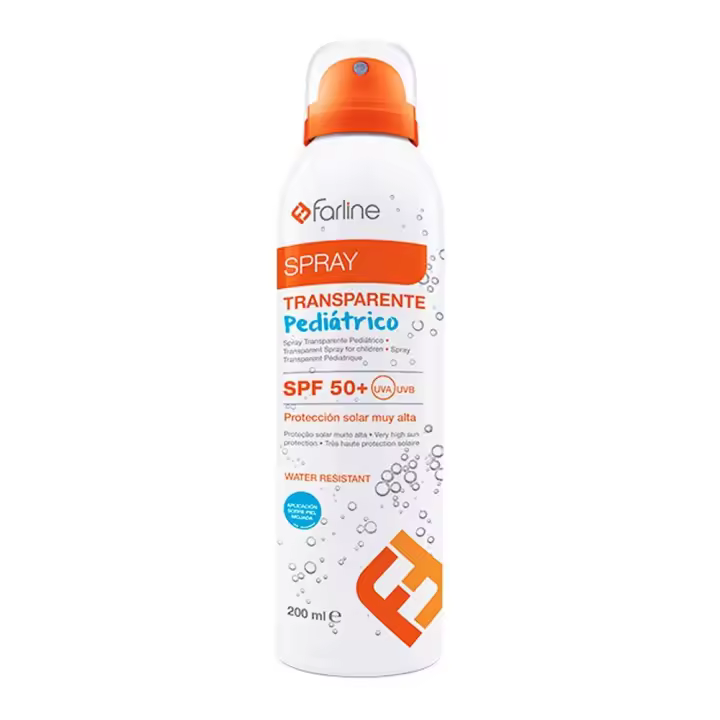 Farline Spray Transparente Pediátrico SPF50+ 200 ML - 1