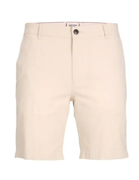 Bermuda Jack&Jones Junior chino beige de lino niño - 1