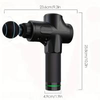 Masajeador Eléctrico De Percusión Para Músculos Profundos Pistola De Masaje Para Cuerpo Cuello Espalda Piernas Herramienta De Fitness 30 Niveles - details 4