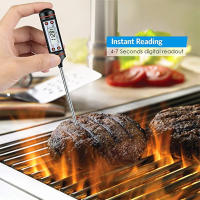 Termómetro De Alimentos Portátil De Acero Inoxidable Con Punta De Medición Para Cocina Herramienta De Medición De Temperatura De Comida - details 1