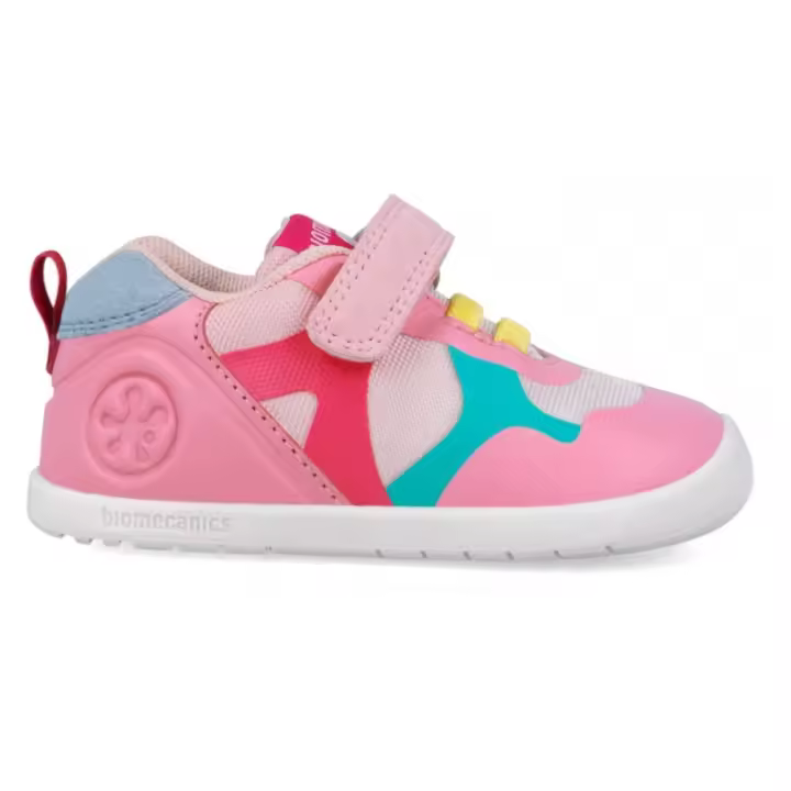 Biomecanics zapatilla deportiva con velcro para niña 252163 color rosa - 1