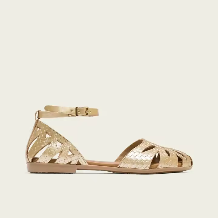 Calzado Sandalias marca Porronet modelo 3101-091-112A para mujer en color metal - 1