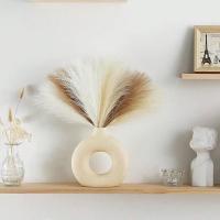 9Pcs Pampas De Poliéster Artificiales Decoración De Flores Silken Para Bodas Y Fiestas Arreglo Floral Para Hogar Y Jardín - details 8