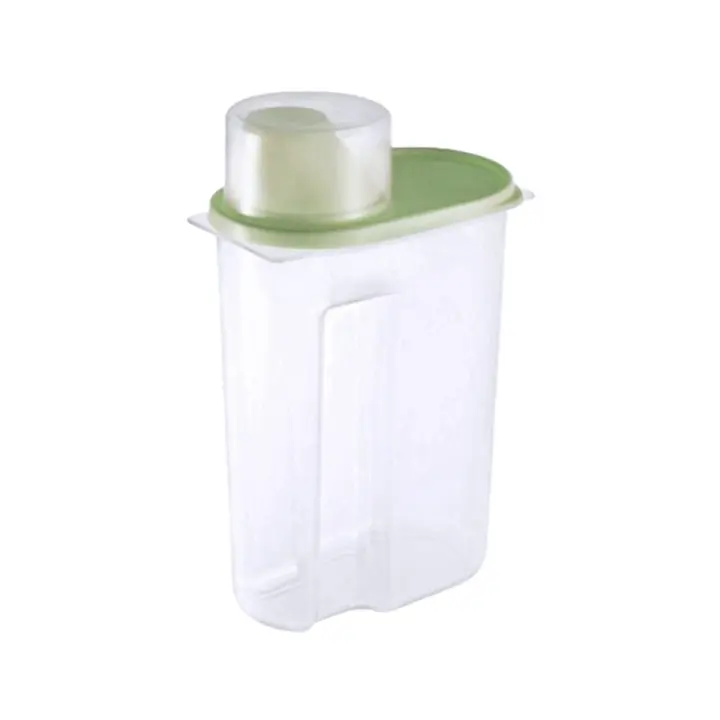 Caja De Almacenamiento Para Cereal Transparente Dispensador De Alimentos Plástico Ecológico Para Harina Frutas Secas Y Aperitivos Uso En La Cocina - 1