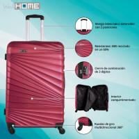 Wellhome Juego de 3/4 Maletas Cabina 56cm/mediana 66cm/grande 76cm y Neceser 23cm - details 2