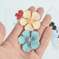 50Pcs Pétalos De Cerezo Artificiales De Seda Para Decoración De Casamiento Fiesta Hogar DIY Scrapbook Tarjeta Artesanía - details 6