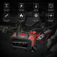 Cargador Inteligente De Batería De Coche Y Motocicleta 12V/24V 20A/10A Para Baterías De Litio AGM GEL Plomo-Acidez LiFePO4 ABS Reparación Función - details 10