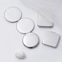 Espejo De Maquillaje Plegable Portátil Doble Cara Acero Inoxidable Pequeño Espejo De Bolsillo Para Viajes Herramienta De Belleza Y Cosmética - details 4
