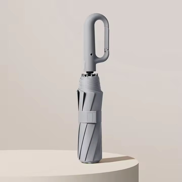 Paraguas Automático De Gran Tamaño Reforzado Resistente Al Viento Y La Lluvia UV Resistente Doble Propósito Con Hebilla RING - 1