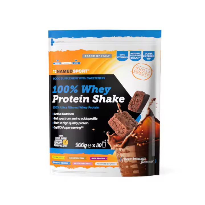 NAMED SPORT 100% WHEY PROTEIN SHAKE CHOCOBROWNI 900 G - 1