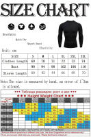 Camiseta De Compresión Para Hombre Quick Dry Transpirable Absorbedor De Sudor Ropa Deportiva De Algodón Para Gimnasio Y Fitness Con Mangas Cortas/Largas Protección Contra Alergias - details 0