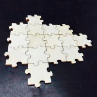 Set De 100 Piezas De Puzzle De Madera Sin Lado Doble Para DIY Adornos De Flores Para Bodas Y Decoración De Fiestas Artesanías Modernas - details 2
