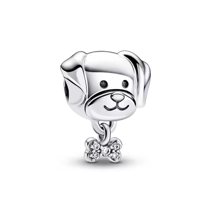 Pandora Moments Charm de Mascota Perro & Hueso 792254C01 , para Mujer - 1