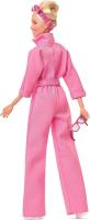 Barbie The Movie, Margot Robbie, Mono de Vestir Rosa, Gafas de Sol y pañuelo en el Pelo Mattel RF29 - details 4