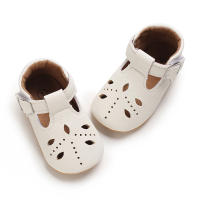 Zapatos Para Bebé Recién Nacidos Niñas Clásicos Corazón De Goma Antideslizante PU Vestido Primera Caminadora Zapatos De Cuna - details 5