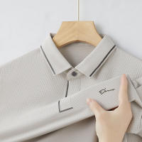 Camisa POLO De Verano Para Hombre Con Estampado De Letras Corta Resistente Al Arrugas Transpirable Ropa Casual SPANDEX Polyester - details 5