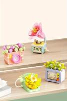Bloques De Construcción De Cámara Con Flores Eternas Juguetes DIY Creativos Para Niños Regalos De Cumpleaños Modelos De Suculentas En Macetas Adecuado Para Adolescentes Y Adultos - details 8