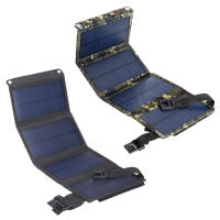Panel Solar Plegable De 20W 5V Impermeable Para Carga De Batería De Teléfono Móvil Panel Solar De Células USB - details 12