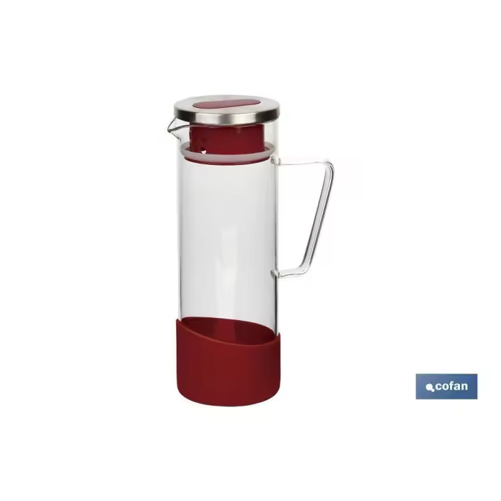 Jarra borosilicato rosa 1300 ml - 1