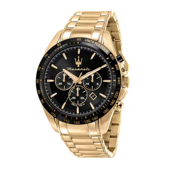 Reloj Maserati R8873612041 Traguardo Black Dial Hombre - 1