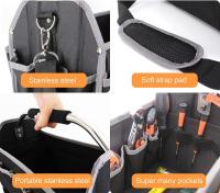 Bolsa De Herramientas Eléctrica De 16 Pulgadas Gran Capacidad Para Carpintero Organizador De Almacenamiento Suave Con Abertura Superior - details 3