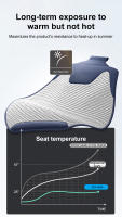 Almohadilla De Coche Universal De Seda Hielo Transpirable Protector De Asiento De Vehículo Lavable Ajuste Para Cuatro Estaciones - details 4
