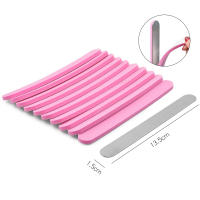 Archito De Uñas De Acero Inoxidable Con 10 Piezas De Papel De Lijar Repuesto Adhesivo Pads De Mano Doble Lado Remover Callos - details 8