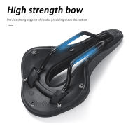 Sillín De Bicicleta MTB Gel Hueco Para Carretera Cómodo Asiento De Ciclismo Para Hombres Y Mujeres Sillín De Ejercicio De Bicicleta De Uso Unisex - details 1