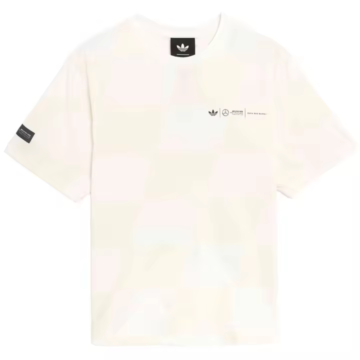 Camiseta De Manga Corta Adidas modelo KD7593 para hombre y mujer en color Blanco - 1