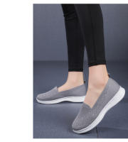 Zapatillas De Caminar Para Mujer Transpirables Y Ligeros Con Suela Suave Zapatos Deportivos De Malla Casual Sin Cierre - details 9