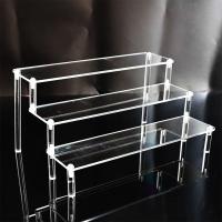 Estante De Exhibición Acrílico 1-4 Niveles Para Cupcake Perfume Muñeca Caja Anónima Organizador Transparente Trapezoidal Duradero - details 4