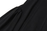 Vestido Mini Sin Mangas De Hombro Descubierto Espalda Descubierta Cierre De Cremallera Elegante Y Moderno Para Fiesta De Otoño Vestido Bodycon Para Mujer - details 30