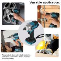 Llave de impacto eléctrica inalámbrica, taladro de mano sin escobillas, herramienta eléctrica para batería Makita de 18V, 520N.m,4200Rpm - details 5