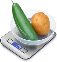 Báscula de cocina electrónica, capacidad de 5 kg, pantalla LCD, múltiples unidades, función de conteo (peso no incluido) - details 1